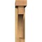 Ekena Millwork Westlake Block Rough Sawn Bracket w/ Offset Brace, Western Red Cedar, 4"W x 16"D x 16"H BKT0402X16X16WTL05RWR - alternate 3